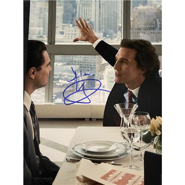 Wolf of Wall Street Matthew McConaughey signed movie photo
