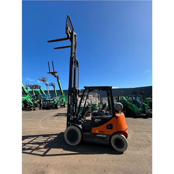 (1060354) Doosan G20P-5 Propane Forklift (Starts, Runs, Lifts - Needs Repair)