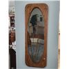 Image 1 : Beautiful Mirror Inset Wooden with Geese & Cattails