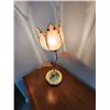 Image 2 : Rose Colored Flower Touch Lamp