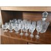 Image 1 : Crystal Glasses & Decanter