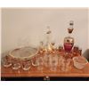 Image 2 : Stunning Wine Decanters with Matching Glasses, Large Bowl & Small Bowl