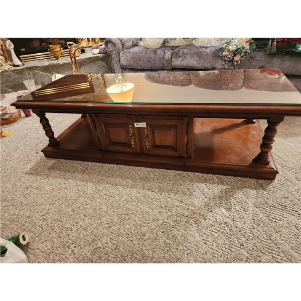Coffee Table with Glass Top