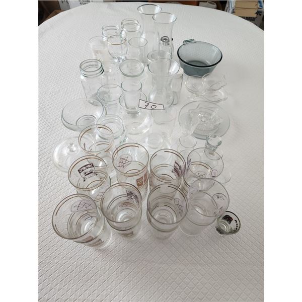 Glassware Lot