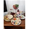 Image 1 : Assortment of Ceramic Serving Plates & Bowls & Glassware