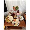 Image 2 : Assortment of Ceramic Serving Plates & Bowls & Glassware