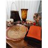 Image 1 : Glass Containers, Vintage Plate & Dishes, Napkins & Candle Holders