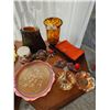 Image 4 : Glass Containers, Vintage Plate & Dishes, Napkins & Candle Holders