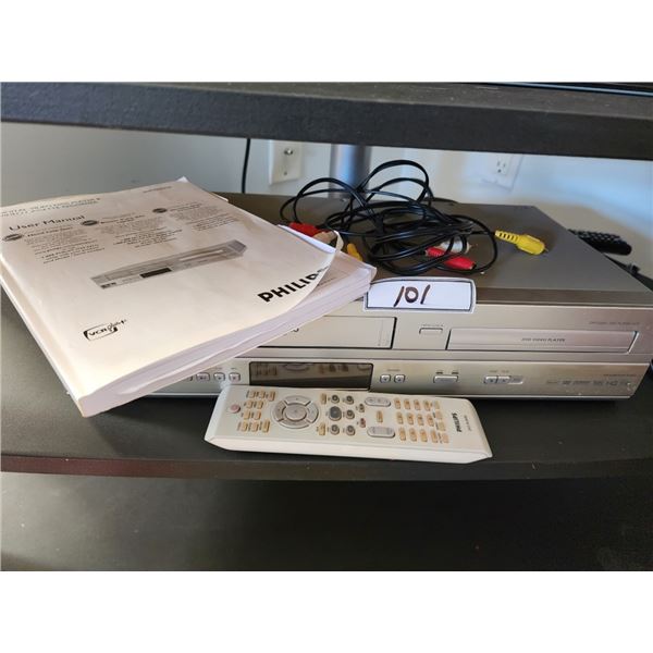 Phillips VHS & DVD 4 Head hifi Stereo