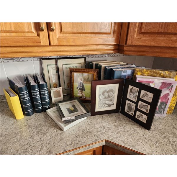 7 Photo Frames & 10 Photo Albums