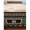 Image 4 : Full/Double Bed Mattress & Boxspring, Maple Headboard & Footboard