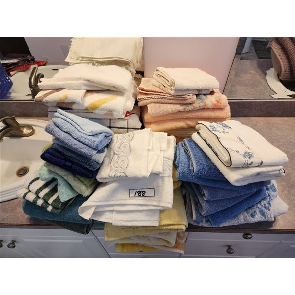 Bath Towels, Hand Towels, Face Cloths