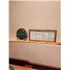 Image 1 : 3 Pool Cues, Framed Snooker Guide & Pool Clock