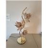 Image 1 : Vintage Pink & Gold Lotus Lamp
