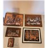 Image 1 : Vintage Wooden Wall Plaques- Copper Tone