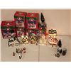Image 1 : Santa Trim Shoppe Porcelain Village with Lights
