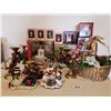 Image 1 : Christmas Candle Holders Figurines, Baskets & Ornaments