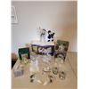 Image 3 : Acrylic Reindeer & Sleigh, Candle Holders, Glasses, Figurines