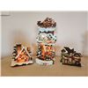 Image 1 : Gingerbread Treehouse, Gingerbread House, Ceramic  House - All Light Up