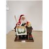 Image 2 : Vintage Collectible Christmas "Traditions Animated Music Santa at Writing Desk with 16 Holiday Songs