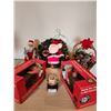 Image 2 : Snoring Santa, Snoring Mrs. Claus, Floral Basket, Musical Water Ball, Santa Wreath, Santa in Chair