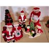 Image 1 : Animated Claus Couple, Animated Penguin & Snowman, Vintage Santa , Animated Mrs. Claus