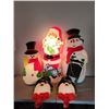 Image 2 : RARE Vintage Blowmold Outdoor Christmas Displays - All light up