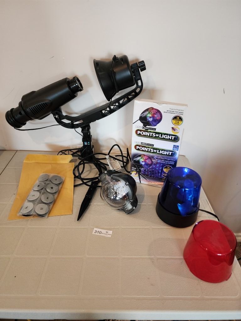 Points of Light LED Projector, Holiday Projector & Rotating Beacon ...