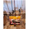 Image 3 : 4 Fishing Rods & Tackle Box