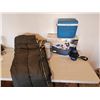 Image 2 : 5 lb Sleeping Bag (34'x80"), Comfort-Rest Air Mattress (80"x60"'x22"), Rubbermaid Cooler, Thermos