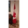 Image 4 : Large Canadian Flag on Stand - NYL-GLO Bunting, 2 Dancing Moose, Dominion of Canada Framed Picture