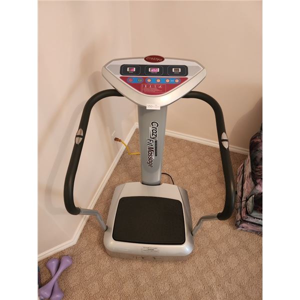 Crazy Fit Massage Machine with Instruction Manual