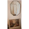 Image 1 : Mirror & Robert Wood Painting