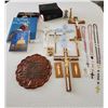 Image 1 : Kitchen Prayer Plaque, Selection of Crosses, Rosary's, Pope Books, Bibles