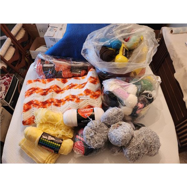 Large Assorted Yarn Lot