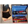 Image 1 : Miscellaneous Tools & Tool Box plus a Box of 50lbs of 6" Spiral Nails