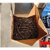 Image 2 : Miscellaneous Tools & Tool Box plus a Box of 50lbs of 6" Spiral Nails