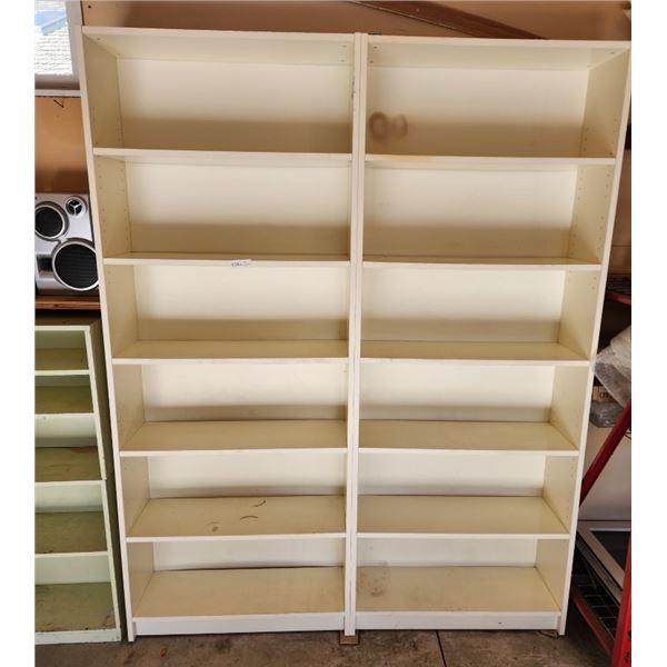 2 White Shelves & a 2 Piece Work Shelf