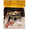 Image 3 : Misc Tool Box with 100 Piece Aluminum Rivets, Hammer, Pliers, Misc Screw Drivers