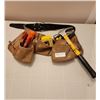 Image 1 : Leather Tool Belt with Miscellaneous Tools