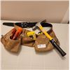 Image 2 : Leather Tool Belt with Miscellaneous Tools