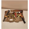 Image 1 : Leather Tool Belt with Tools