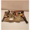 Image 2 : Leather Tool Belt with Tools