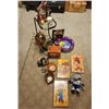 Image 2 : Halloween & Baseball Decor & Side Table