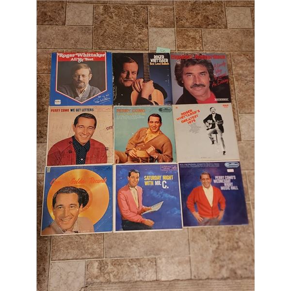 Albums-Perry Como, Roger Whittake, Engelbert Humperdink & More