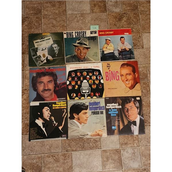 Albums-Bing Crosby, Engelbert Humperdink & More