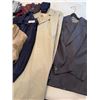 Image 3 : Men's Size XL Leather Jacket, Suede Jackets, Rain Coat, Grey Wool Suit, Ties
