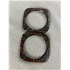 Image 2 : Vintage Lot Of Bangles Including 1 Made Of Horn & Acrylic Tortoise Shell