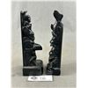 Image 2 : Vintage BOMA Canada & Other Unmarked First Nations Design 7" Totem Poles
