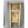 Image 2 : 2 Vintage Wash Boards - Metal "The Midget" 18" x 7.5" & Glass "Best Value" 23.5" x 11.5"
